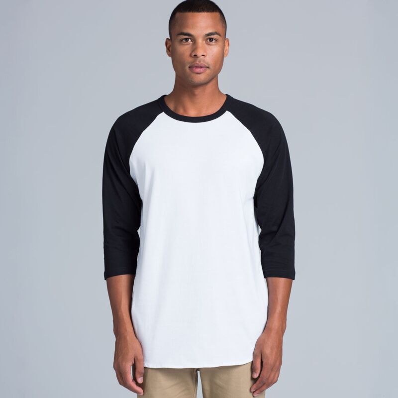 AS Colour - 3/4 Raglan Baseball Sleeve Tee Thumbnail